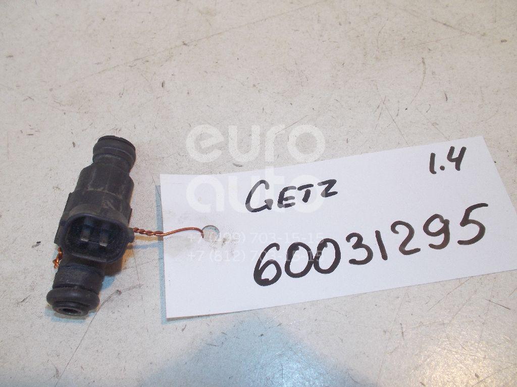 Форсунка инжекторная электрическая для Hyundai,Kia Getz 2002-2010;Coupe (RD) 1996-2002;Elantra 2000-2005;Matrix 2001-2010;Coupe (GK) 2002-2009;Cerato 2004-2008;Accent II (+ТАГАЗ) 2000-2012 - Фото №1