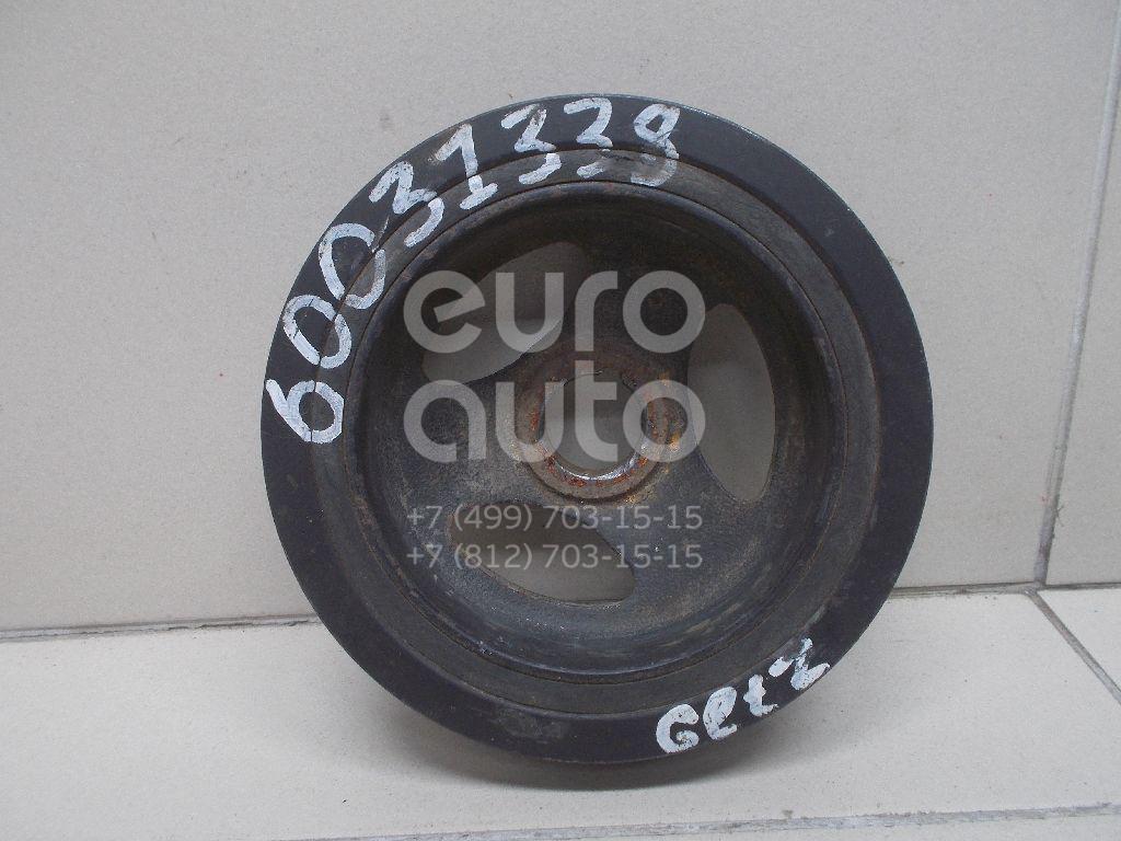Шкив коленвала для Hyundai,Kia Getz 2002-2010;Accent I 1994-2000;Coupe (RD) 1996-2002;Elantra 2000-2006;Matrix 2001-2010;Coupe (GK) 2002-2009;Cerato 2004-2008;RIO 2005-2011;Elantra 2006-2011;Accent II (+ТАГАЗ) 2000-2012 - Фото №1