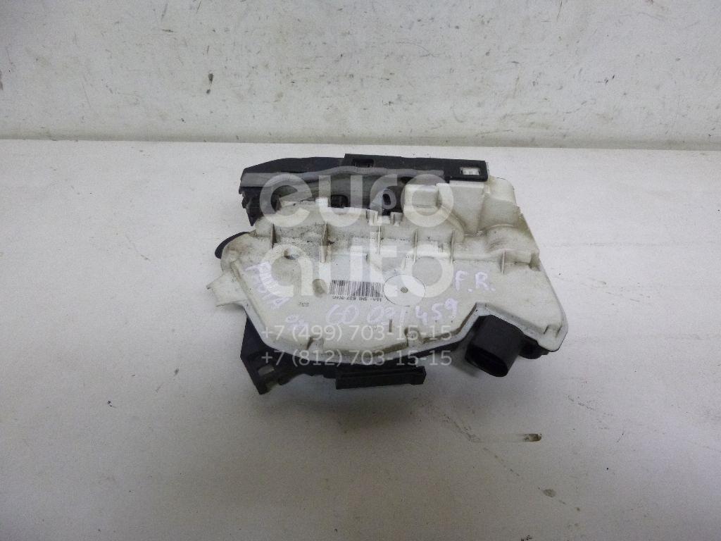 Замок двери передней правой для Skoda,Seat,VW,Audi Fabia 2007-2015;Ibiza V 2008>;Tiguan 2007-2011;Superb 2008-2015;Passat CC 2008>;Scirocco 2008>;A1 2010>;Amarok 2010>;Tiguan 2011-2016 - Фото №1