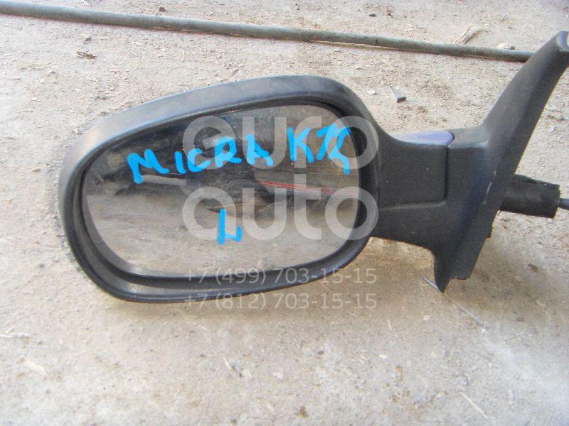 Зеркало левое механическое для Nissan Micra (K12E) 2002-2010 - Фото №1