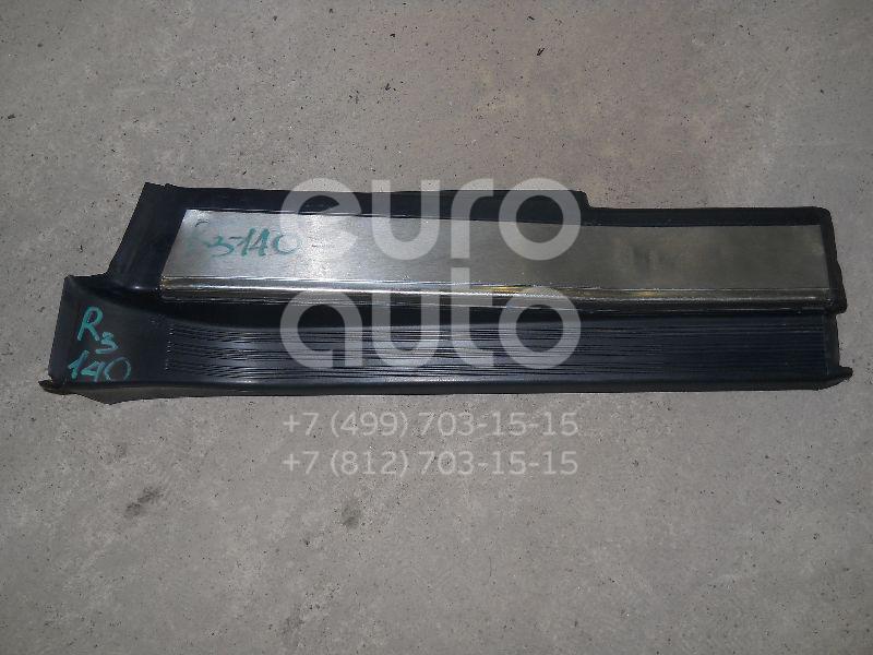Накладка на порог (наружная) для Mercedes Benz W140 1991-1999 - Фото №1