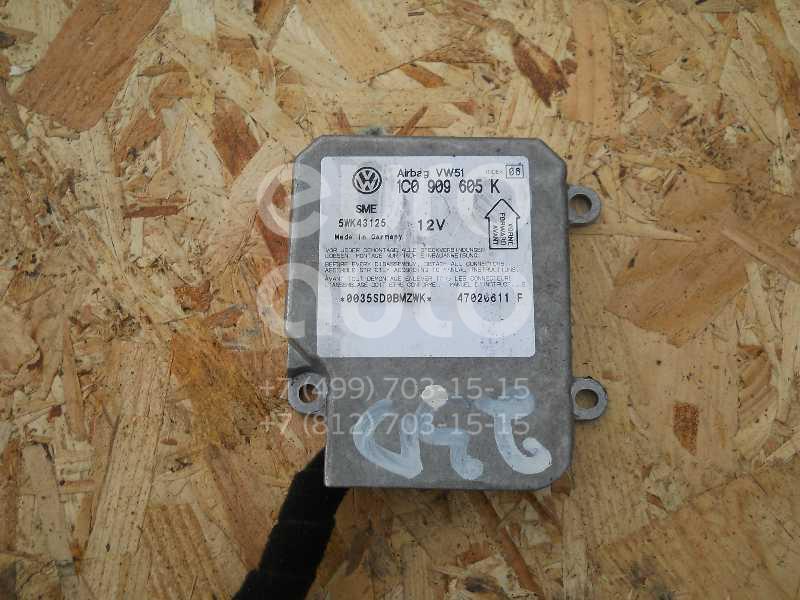 Блок управления AIR BAG для VW,Skoda Polo 2001-2009;Polo Classic 1995-2002;Superb 2002-2008;Fabia 1999-2007;Fabia 2007-2015;Roomster 2006-2015;Fox 2005-2011 - Фото №1