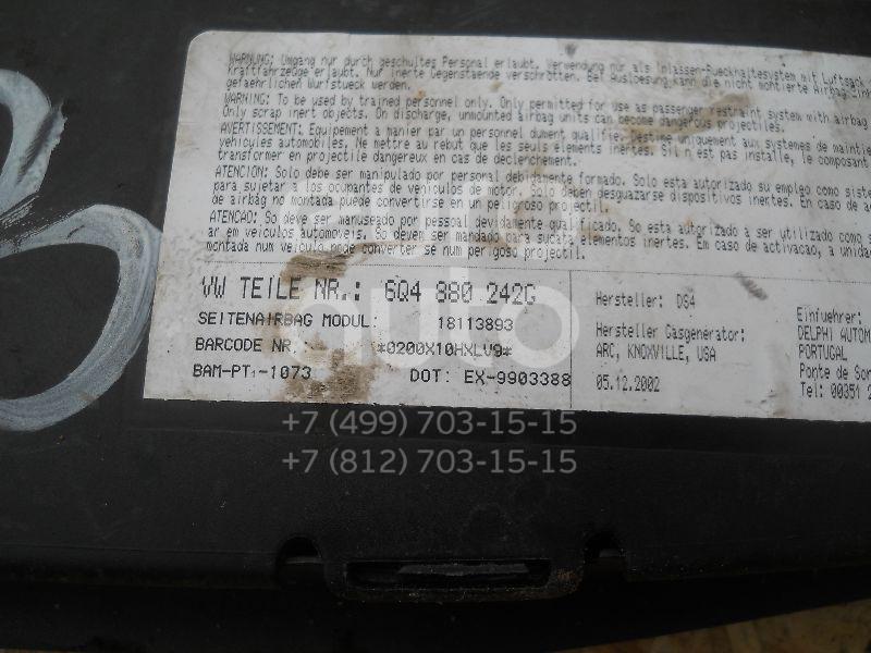 Подушка безопасности боковая (в сиденье) для VW,Seat,Skoda Polo 2001-2009;Caddy III 2004-2015;Ibiza V 2008>;Fabia 2007-2015;Roomster 2006-2015;Cordoba 2002-2008;Ibiza IV 2002-2008;Polo (HB) 2009> - Фото №1