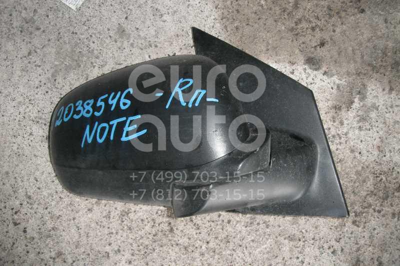 Зеркало правое механическое для Nissan Note (E11) 2006-2013 - Фото №1