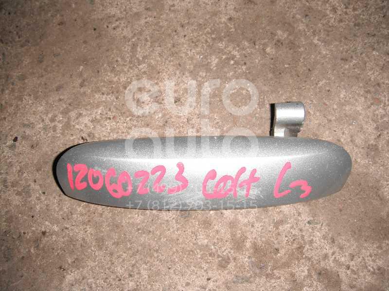 Ручка двери наружная левая для Mitsubishi Colt (Z3) 2003-2012 - Фото №1