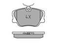 Колодки MERCEDES W124/W201 85=> WVA20941 W124 E-Klasse 1993-1995 Колодки MERCEDES W124/W201 85=> WVA20941 W124 E-Klasse 1993-1995