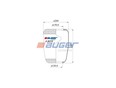 Пневмоподушка без стакана MB/Iveco Bus/MAN/Scania/Volvo o130 8xo240x370 Truck 8-15 Пневмоподушка без стакана MB/Iveco Bus/MAN/Scania/Volvo o130 8xo240x370 Truck 8-15