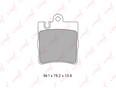 Колодки тормозные задние W210 E-Klasse 2000-2002 Колодки тормозные задние W210 E-Klasse 2000-2002