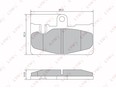 Колодки тормозные задние дисковые к-кт LS 430 (UCF30) 2000-2006