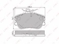 Колодки тормозные передние MERCEDES BENZ C180-280(W202) 93-00 W202 1993-2000 Колодки тормозные передние MERCEDES BENZ C180-280(W202) 93-00 W202 1993-2000