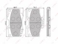 Колодки тормозные передние к-кт для Great Wall Safe Suv 2003-2010