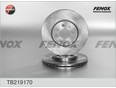 Диск тормозной передний вентилируемый для Opel Corsa C 2000-2006