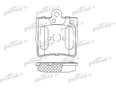 Колодки тормозные дисковые задн CHRYSLER: CROSSFIRE Roadster 04- MERCEDES-BENZ: C-CLASS 95-00 C-CL W210 E-Klasse 1995-2000 Колодки тормозные дисковые задн CHRYSLER: CROSSFIRE Roadster 04- MERCEDES-BENZ: C-CLASS 95-00 C-CL W210 E-Klasse 1995-2000