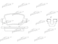 Колодки тормозные задние дисковые к-кт A-Class W169 2004-2012