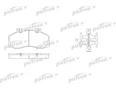 Колодки тормозные дисковые передн MERCEDES-BENZ: T2/LN1 86-94, VARIO 96- Truck 508 >1988 Колодки тормозные дисковые передн MERCEDES-BENZ: T2/LN1 86-94, VARIO 96- Truck 508 >1988