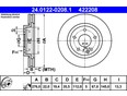 Диск тормозной A140/160 W168 1997-2004 Диск тормозной A140/160 W168 1997-2004