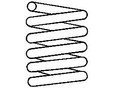 Пружина передняя MB W210 / C208 / R170 Пружина передняя MB W210 / C208 / R170