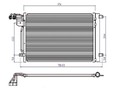 Радиатор кондиционера (конденсер) Rapid 2013-2020