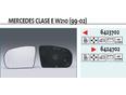 6423702_СТЕКЛО ЗЕРКАЛА ЛЕВОГО! C ПОДОГР. АСФЕРИЧ.\ MB W210 99-02 W210 E-Klasse 1995-2000 6423702_СТЕКЛО ЗЕРКАЛА ЛЕВОГО! C ПОДОГР. АСФЕРИЧ.\ MB W210 99-02 W210 E-Klasse 1995-2000