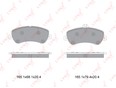 Колодки тормозные передние к-кт для Mercedes Benz GLK-Class X204 2008-2015