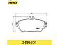 2486901_колодки дисковые передние!\ MB W176/W246 1.5-2.2i/CDi 11> A180/200/250 W176 2012> 2486901_колодки дисковые передние!\ MB W176/W246 1.5-2.2i/CDi 11> A180/200/250 W176 2012>