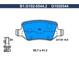 Колодки тормозные A140/160 W168 1997-2004 Колодки тормозные A140/160 W168 1997-2004