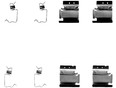 Установочный к-кт передних колодок Berlingo (M49) 1996-2002