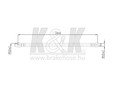 Шланг тормозной передний MERCEDES BENZ W123/124/126/129/201 Шланг тормозной передний MERCEDES BENZ W123/124/126/129/201