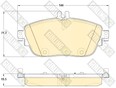 Колодки тормозные дисковые 6119321 A180/200/250 W176 2012> Колодки тормозные дисковые 6119321 A180/200/250 W176 2012>