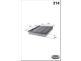 ELP9093_фильтр воздушный!\ MB A-Class W169 1.60CDi/1.8CDi/2.0CDi 04> A140/160 W169 2004-2012 ELP9093_фильтр воздушный!\ MB A-Class W169 1.60CDi/1.8CDi/2.0CDi 04> A140/160 W169 2004-2012