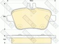 Колодки тормозные MERCEDES A(W176) 12-/B(W246) 11- задние A180/200/250 W176 2012> Колодки тормозные MERCEDES A(W176) 12-/B(W246) 11- задние A180/200/250 W176 2012>