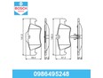 Колодки тормозные задние MERCEDES-BENZ (W211 W212 W220 W221) W218 CLS 2010> Колодки тормозные задние MERCEDES-BENZ (W211 W212 W220 W221) W218 CLS 2010>