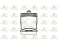 Колодки тормозные задние C208 CLK coupe 1997-2002 Колодки тормозные задние C208 CLK coupe 1997-2002