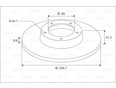 Диск тормозной задний Octavia (A7) 2013-2020