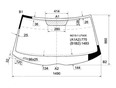 Стекло лобовое в клей MERCEDES-BENZ E-CLASS W210 1995-2002 4/5D W210 E-Klasse 1995-2000 Стекло лобовое в клей MERCEDES-BENZ E-CLASS W210 1995-2002 4/5D W210 E-Klasse 1995-2000