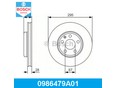 Тормозной диск A180/200/250 W176 2012> Тормозной диск A180/200/250 W176 2012>