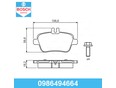 Колодки тормозные дисковые A180/200/250 W176 2012> Колодки тормозные дисковые A180/200/250 W176 2012>