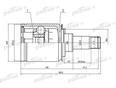 ШРУС внутренний 22x36x27 MERCEDES BENZ B-CLASS 245 04- A140/160 W169 2004-2012 ШРУС внутренний 22x36x27 MERCEDES BENZ B-CLASS 245 04- A140/160 W169 2004-2012
