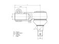 Наконечник рулевой тяги TRUCK ACTROS MP2 2002-2008 Наконечник рулевой тяги TRUCK ACTROS MP2 2002-2008