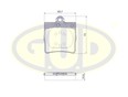 КОЛОДКИ ЗАД MB W202 1.8-2.5TD 93-01/W210 2.0-3.0TD 96-02 W210 E-Klasse 1995-2000 КОЛОДКИ ЗАД MB W202 1.8-2.5TD 93-01/W210 2.0-3.0TD 96-02 W210 E-Klasse 1995-2000