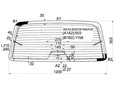 Стекло заднее (крышка багажника) с обогревом MERCEDES-BENZ E-CLASS W210 95-02 5D WGN W210 E-Klasse 1995-2000 Стекло заднее (крышка багажника) с обогревом MERCEDES-BENZ E-CLASS W210 95-02 5D WGN W210 E-Klasse 1995-2000