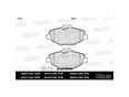 Колодки тормозные MERCEDES W211 02> передние W211 E-Klasse 2002-2009 Колодки тормозные MERCEDES W211 02> передние W211 E-Klasse 2002-2009