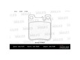 Колодки задние (MB W202/203 AMG/210/140) E110327 W210 E-Klasse 1995-2000 Колодки задние (MB W202/203 AMG/210/140) E110327 W210 E-Klasse 1995-2000