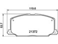 Колодки тормозные передние к-кт Camry V20 1996-2001