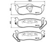 Колодки тормозные задние дисковые к-кт Grand Cherokee (WH/WK) 2005-2010