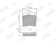 КОЛОДКИ ТОРМОЗНЫЕ ЗАДНИЕ 0044202720 C208 CLK coupe 1997-2002 КОЛОДКИ ТОРМОЗНЫЕ ЗАДНИЕ 0044202720 C208 CLK coupe 1997-2002