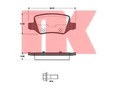 Колодки тормозные MERCEDES W168/W169/W245/W414 VANEO задние A140/160 W168 1997-2004 Колодки тормозные MERCEDES W168/W169/W245/W414 VANEO задние A140/160 W168 1997-2004