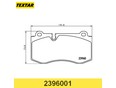 Колодки тормозные дисковые TEXTAR W219 CLS 2004-2010 Колодки тормозные дисковые TEXTAR W219 CLS 2004-2010
