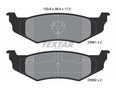 Колодки тормозные задние дисковые к-кт Vision 1993-1997