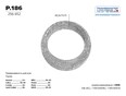 Прокладка приемной трубы глушителя RAV 4 2013-2019